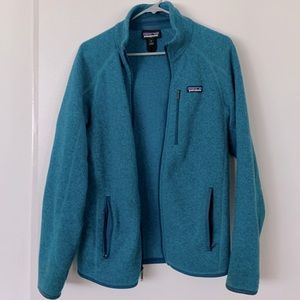 Mens small Patagonia teal size small “better sweater” full zip.